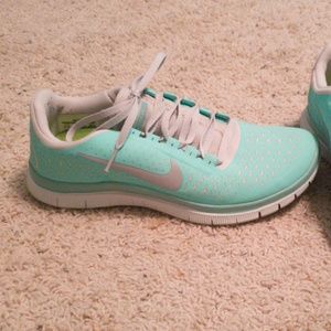 Mint Green Nike Sneakers